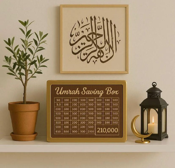 Umrah saving boxes mobiles savings and other savings  boxes
